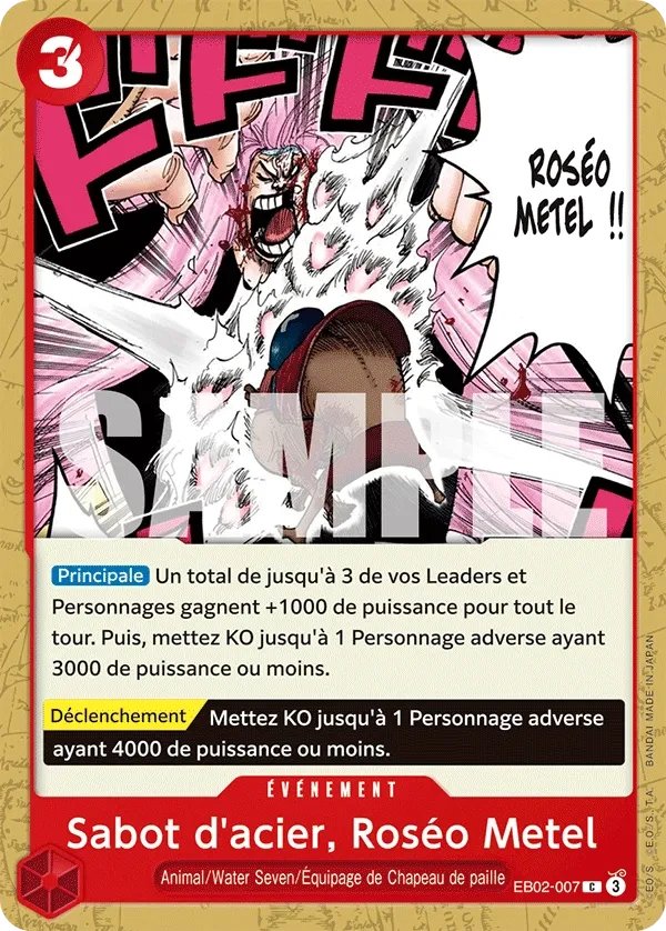 Sabot d'acier, Roséo Metel