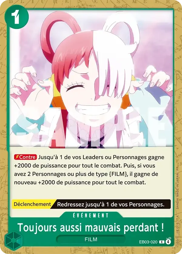Toujours aussi mauvais perdant !