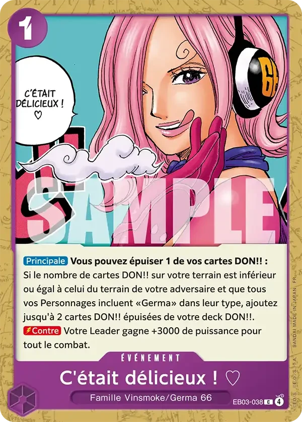 C'était délicieux ! ♡
