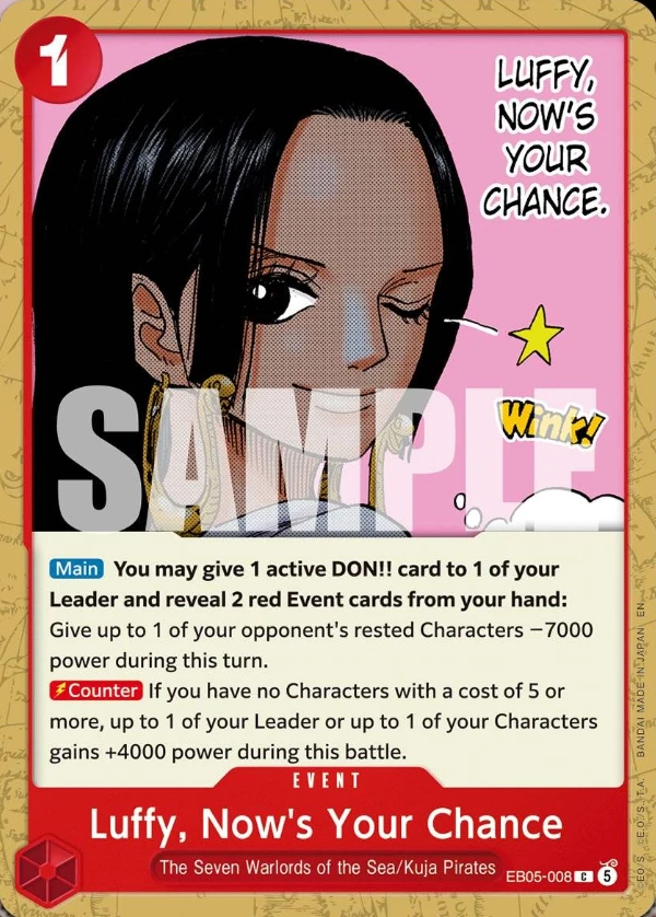 Luffy, Now's Your Chance EB05-008