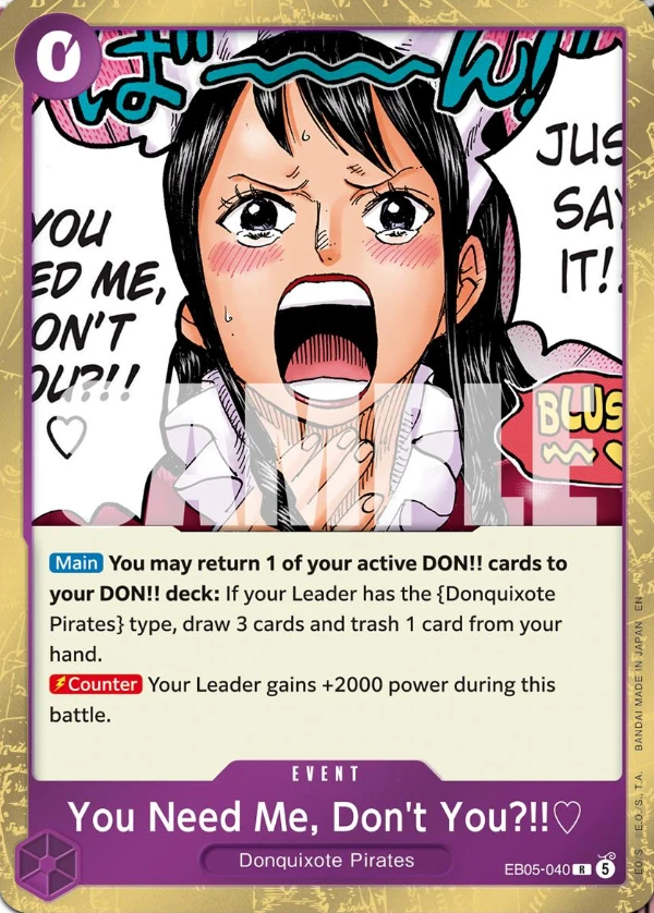 You Need Me, Don't You?!!♡ EB05-040