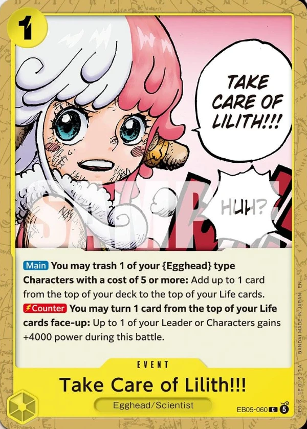 Take Care of Lilith!!! EB05-060