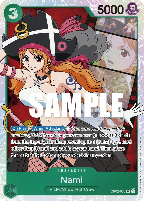 Nami OP02-036 - One Piece Card Game