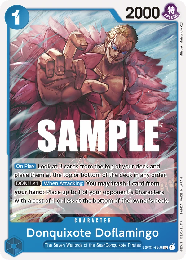Donquixote Doflamingo OP02-056 - One Piece Card Game
