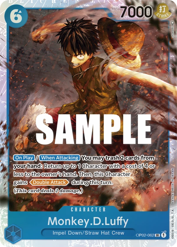 Monkey.D.Luffy OP02-062 - One Piece Card Game