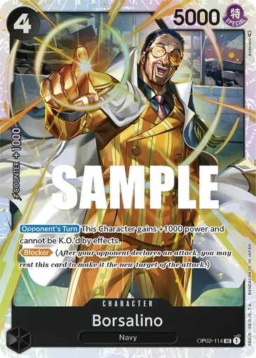 Borsalino OP02-114 EN - One Piece Card Game