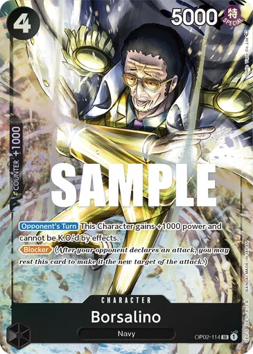 Borsalino OP02-114 EN p1 - One Piece Card Game