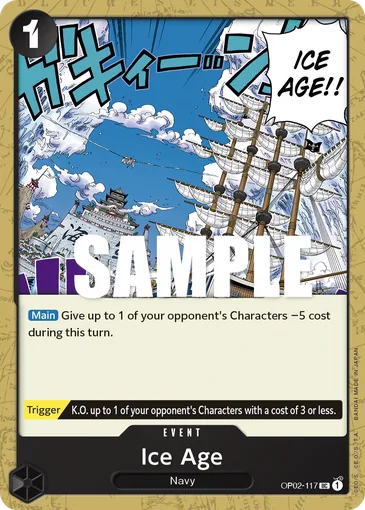 Ice Age OP02-117 EN - One Piece Card Game