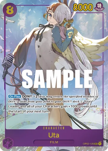 Uta OP02-120 EN p1 - One Piece Card Game