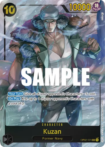 Kuzan OP02-121 EN p1 - One Piece Card Game