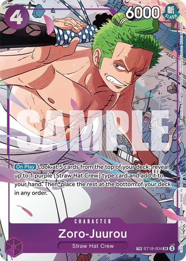 ワンピースカードゲーム ゾロ十郎 ST18-004 ゾロ十郎 (ST18-004) - ONE PIECEカードゲーム · OPlayTCG