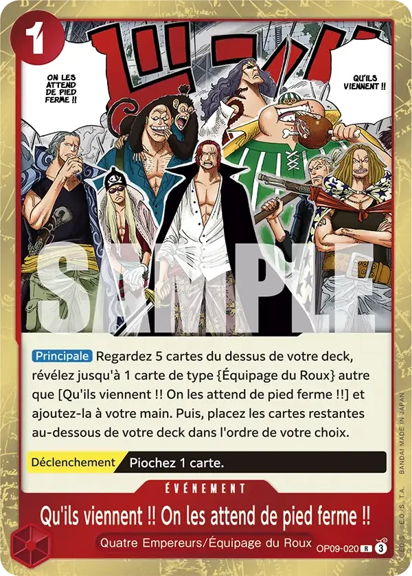 Qu'ils viennent !! On les attend de pied ferme !!
