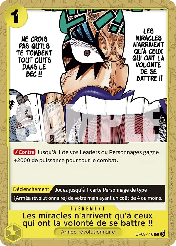 Les miracles n'arrivent qu'à ceux qui ont la volonté de se battre !!