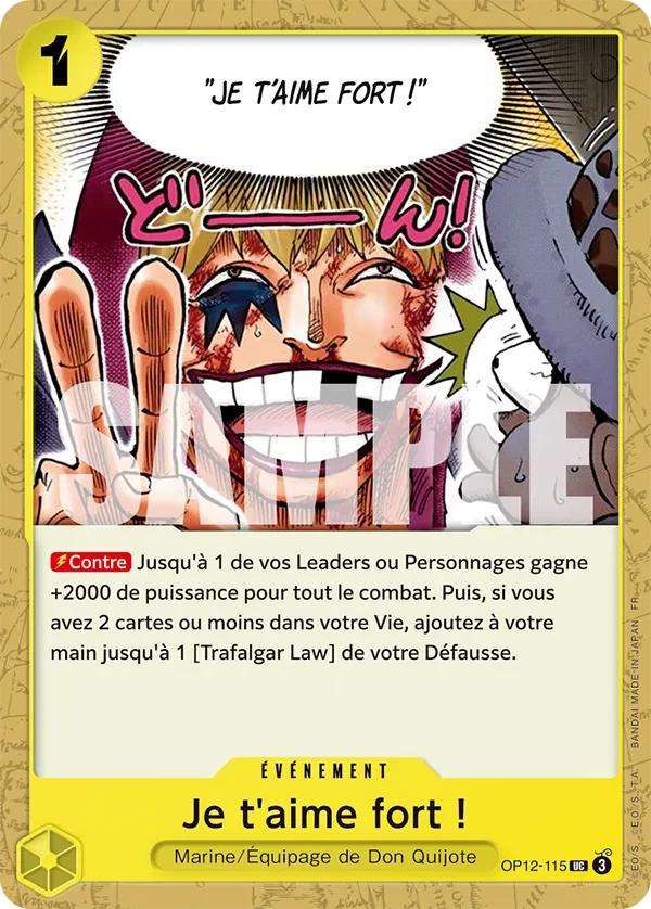 Je t'aime fort !