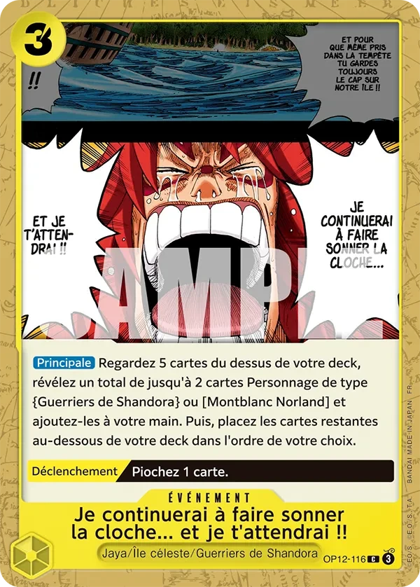 Je continuerai à faire sonner la cloche... et je t'attendrai !!