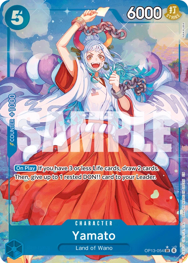 す*ー様 ワンピースカードゲーム ヤマト OP13-054 Gemix10ブラッ ヤマト (OP13-054) - ONE PIECEカードゲーム · OPlayTCG
