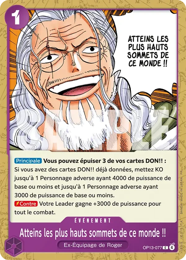 Atteins les plus hauts sommets de ce monde !!