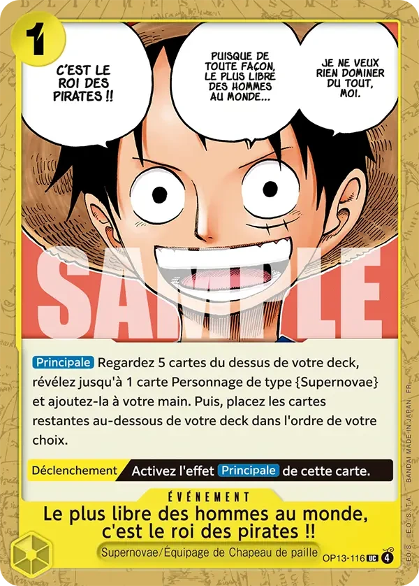 Le plus libre des hommes au monde, c'est le roi des pirates !!