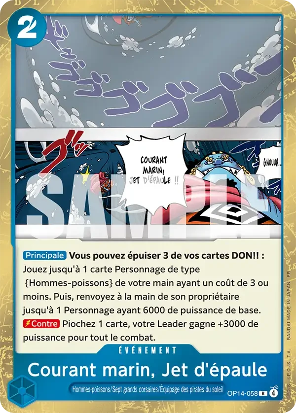 Courant marin, Jet d'épaule