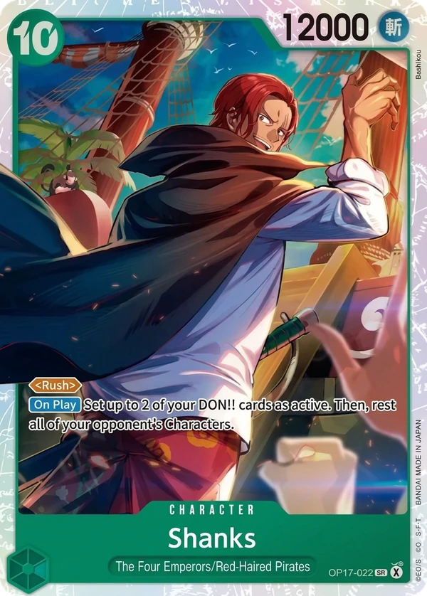 Shanks OP17-022 - One Piece Card Game