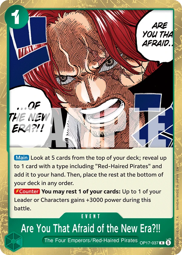 そんなに恐いか？「新時代」が!!! (OP17-037) - ONE PIECEカードゲーム