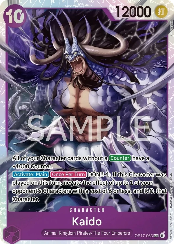 Kaido OP17-063 - One Piece Card Game