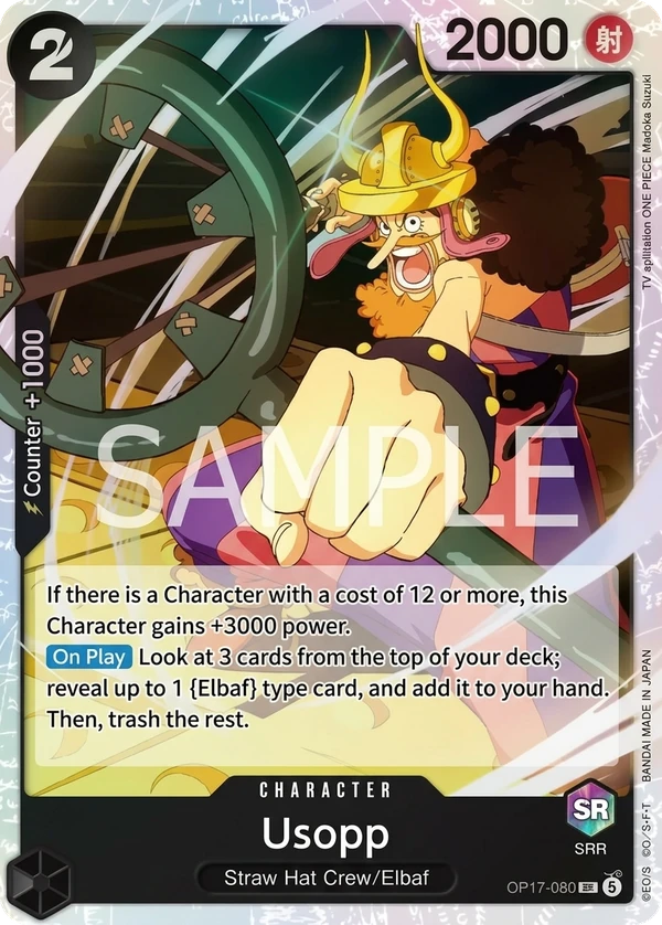 Usopp OP17-080 - One Piece Card Game