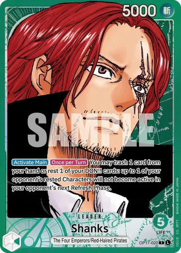 Shanks OP17-020 EN - One Piece Card Game