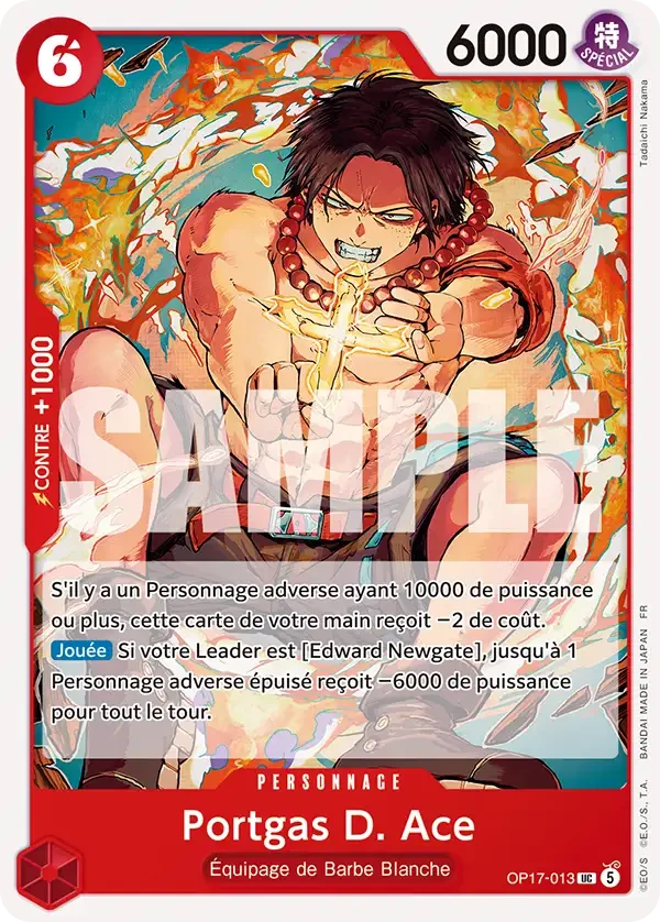 ワンピースカード ポートガス・D・エース OP17-013 ポートガス・D・エース (OP17-013) - ONE PIECEカードゲーム · OPlayTCG