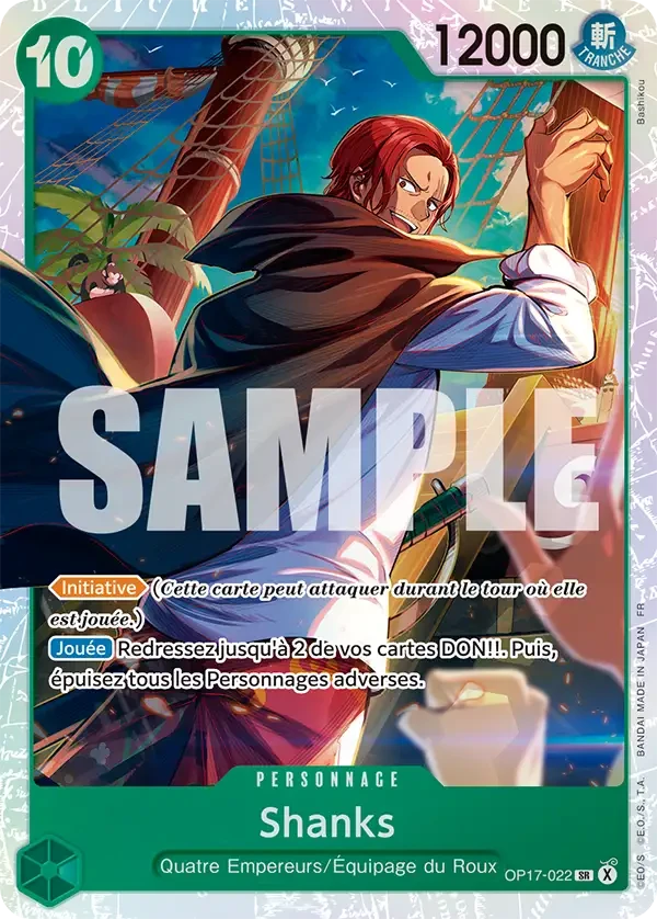 シャンクス (OP17-022) - ONE PIECEカードゲーム · OPlayTCG