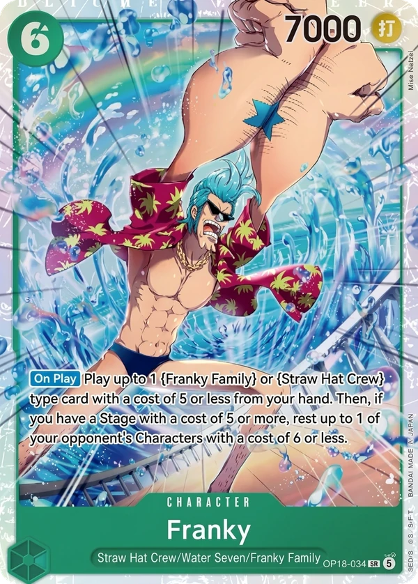 Franky (OP18-034) - One Piece Card Game · OPlayTCG