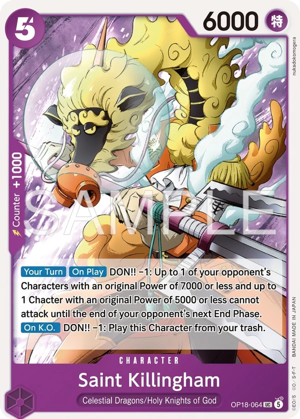Saint Killingham (OP18-064) - One Piece Card Game · OPlayTCG