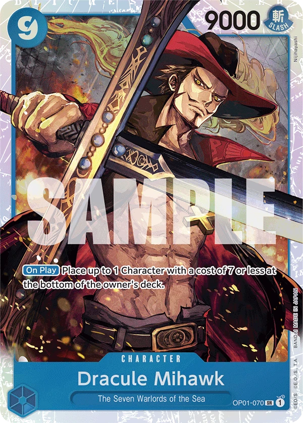 ミホーク SP 1枚 ジュラキュール・ミホーク (OP01-070) - ONE PIECEカードゲーム · OPlayTCG