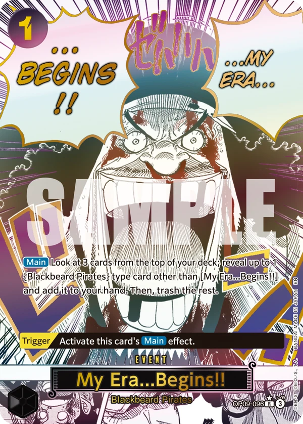 おれの時代だァ!!!! (OP09-096) - ONE PIECEカードゲーム · OPlayTCG