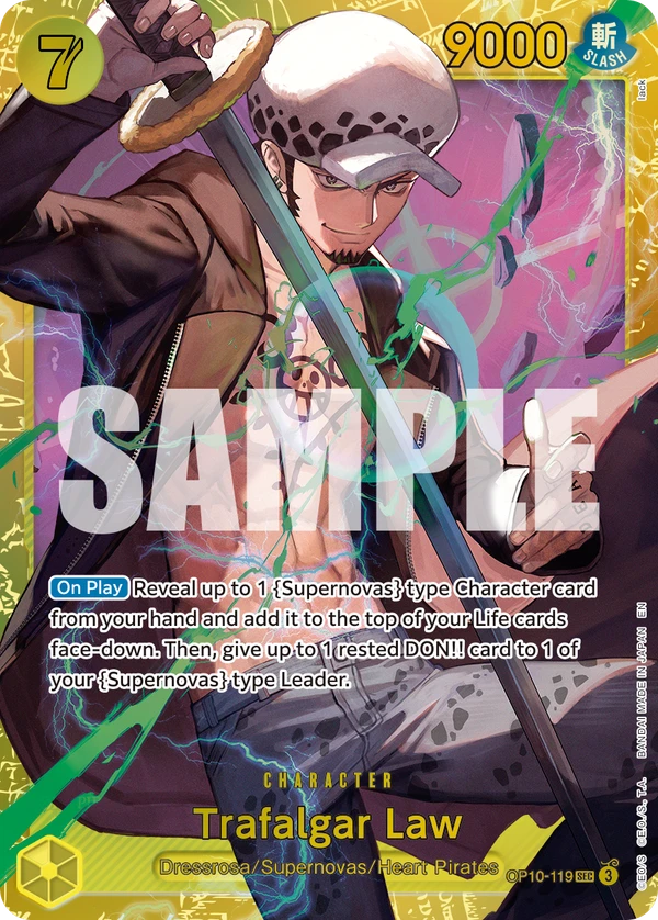 PSA10 トラファルガー・ロー ワンピースカードゲーム トラファルガー・ロー (OP10-119) - ONE PIECEカードゲーム · OPlayTCG