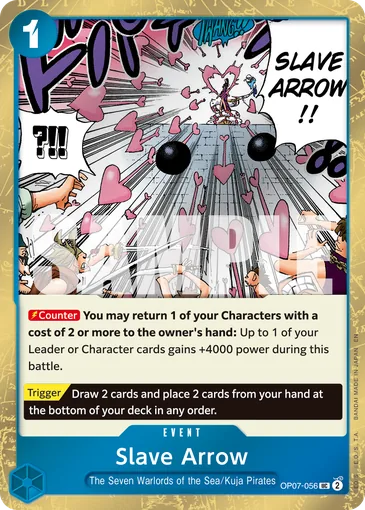 Slave Arrow OP07-056 EN p1 - One Piece Card Game