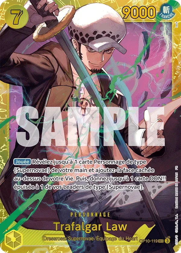 PSA10 トラファルガー・ロー OP10-119 7041 トラファルガー・ロー (OP10-119) - ONE PIECEカードゲーム · OPlayTCG
