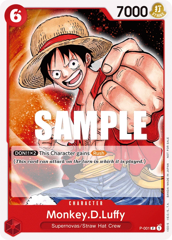 モンキー・D・ルフィ (P-001) - ONE PIECEカードゲーム · OPlayTCG モンキー・D・ルフィ (P-001) - ONE PIECEカードゲーム · OPlayTCG