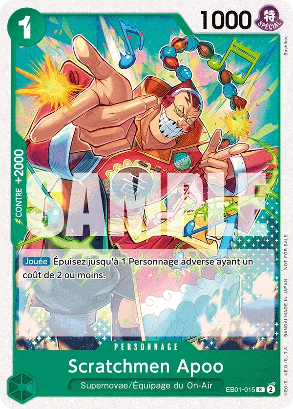 Scratchmen Apoo EB01-015 - One Piece Card Game
