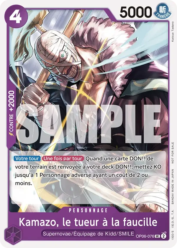 Kamazo, le tueur à la faucille OP06-076 - One Piece Card Game