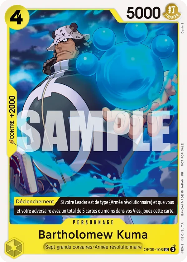 バーソロミュー・くま (OP09-108) - ONE PIECEカードゲーム · OPlayTCG