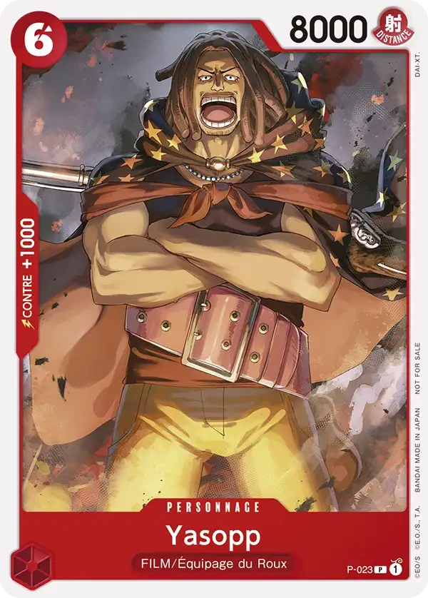 Yasopp P-023 - One Piece Card Game