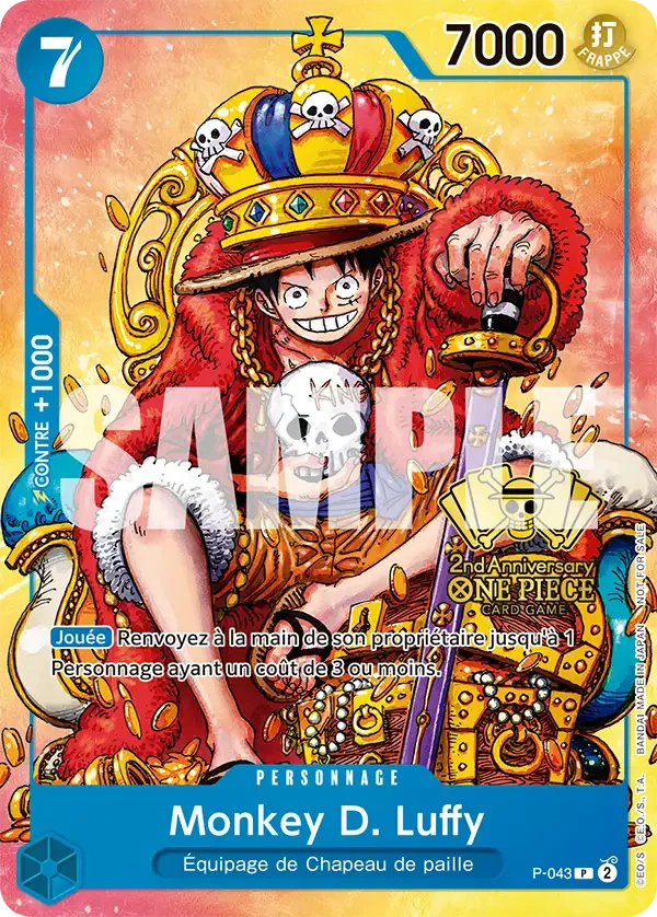 Monkey D. Luffy P-043 - One Piece Card Game