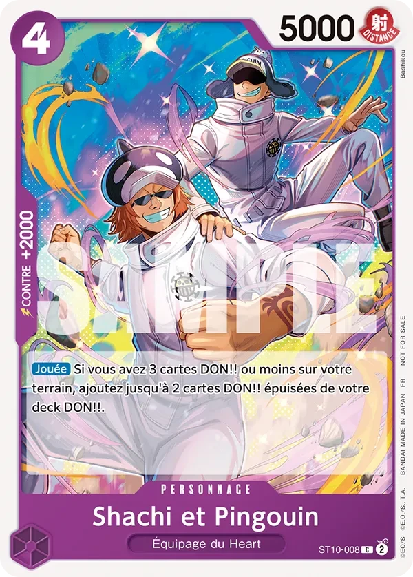 Shachi et Pingouin ST10-008 - One Piece Card Game