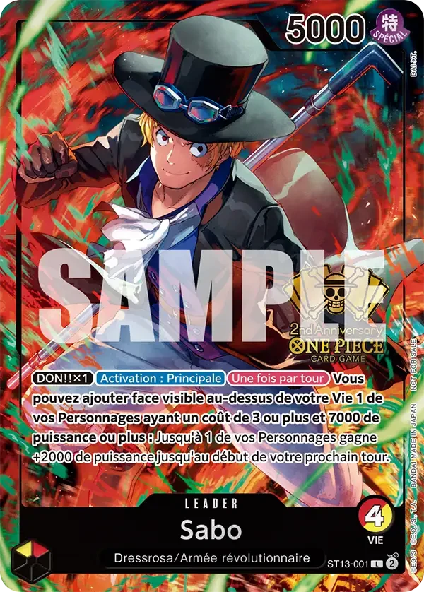 Sabo ST13-001 - One Piece Card Game