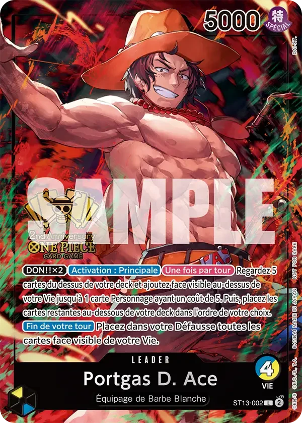Portgas D. Ace ST13-002 - One Piece Card Game