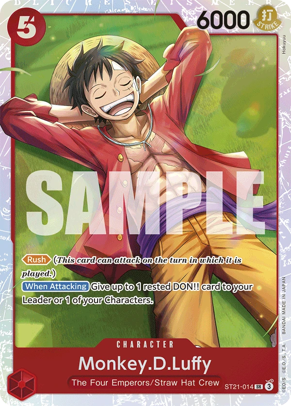 モンキー・D・ルフィ (ST21-014) - ONE PIECEカードゲーム · OPlayTCG モンキー・D・ルフィ (ST21-014) - ONE PIECEカードゲーム · OPlayTCG