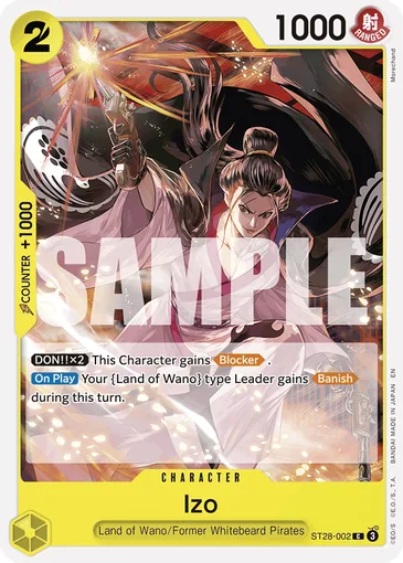 Izo ST28-002 EN - One Piece Card Game