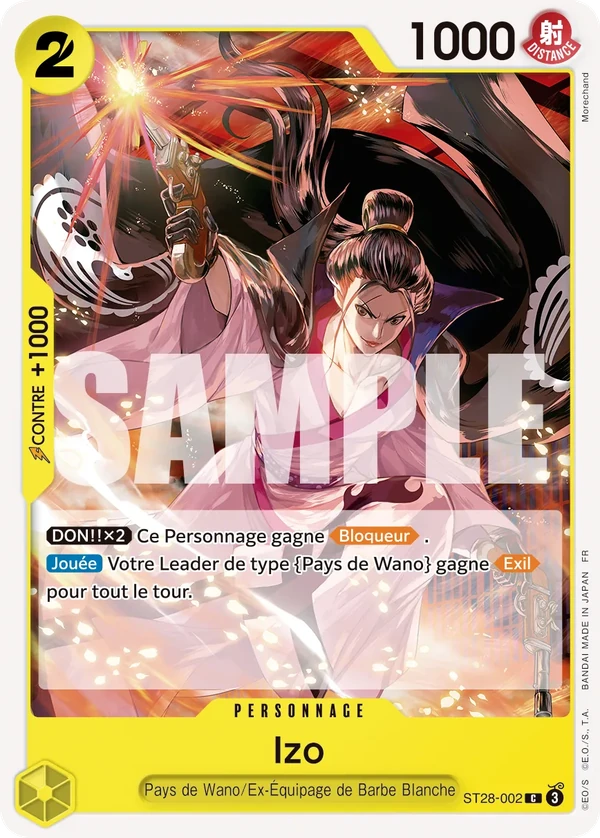 Izo ST28-002 - One Piece Card Game