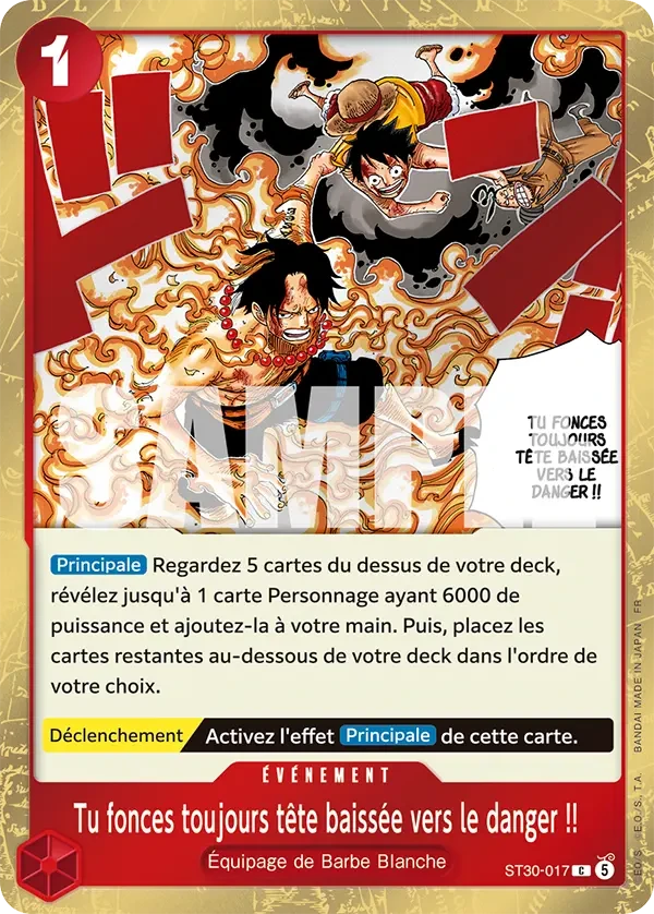 Tu fonces toujours tête baissée vers le danger !!
